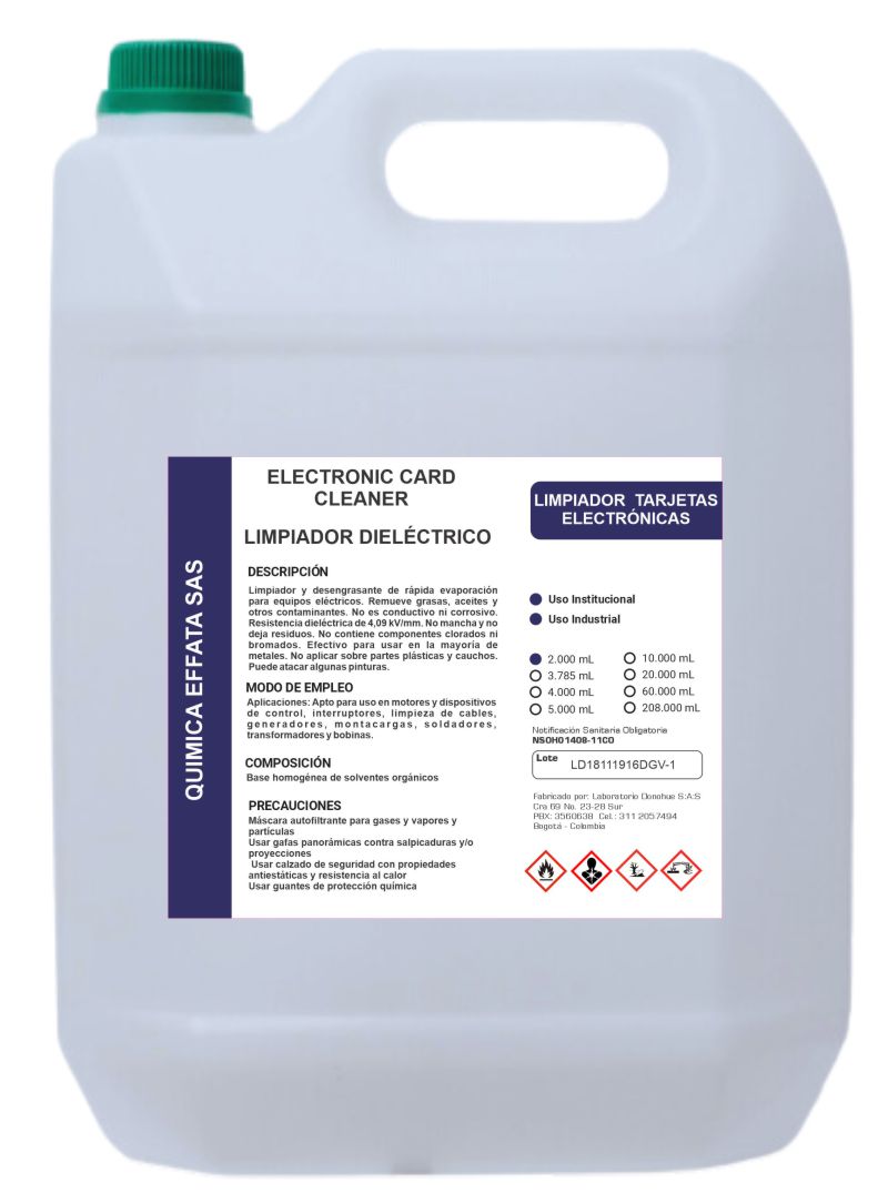 Productos de Limpieza Industrial y HogarLima LIMPIADOR-DIELÉCTRICO