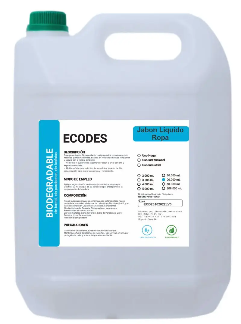 Productos de Limpieza Industrial y HogarLima jabon-liquido-para-ropa