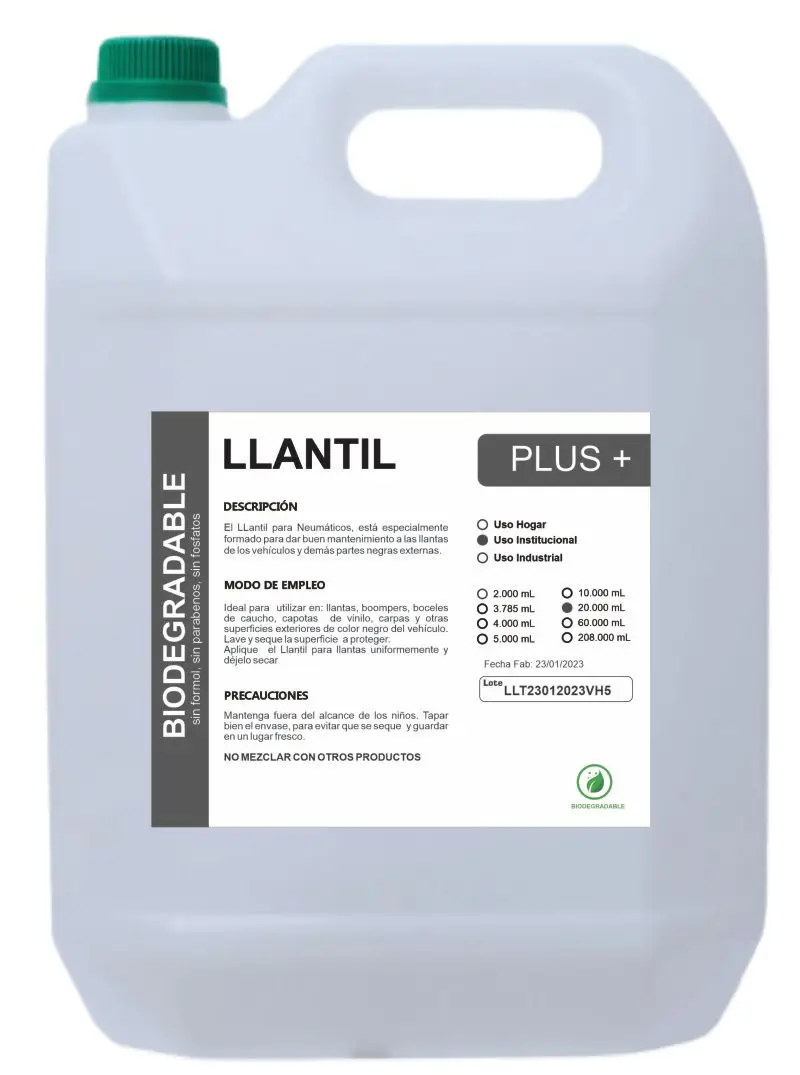 Productos de Limpieza Industrial y HogarLima Limpiador y renovador de llantas en Lima – Brilla y Protege tus Ruedas